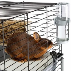 Ferplast Konijnenkooi Rabbit 100 Dubbel - Dierenverblijf - 95x57x93.5 cm Grijs