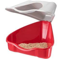 Ferplast Konijnentoilet Nora 3c - Dierenverblijf - 50x34x22 cm Assorti