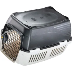 Ferplast Reismand Clipper 3 - Kattenvervoersbox - 64x43x43 cm Zwart