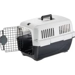 Ferplast Reismand Clipper 1 - Kattenvervoersbox - 50x33x32 cm Wit Zwart