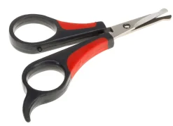 Ferplast Trimschaar Oog/Oor - Hondenvachtschaar - 14.2x6.9x8 cm Rood Zwart