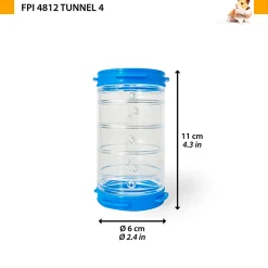 Ferplast Tunnelbuis 4 Fpi 4812 Kort - Dierenverblijf - Ø6x11 cm Assorti