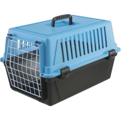 Ferplast Vervoersbox Atlas 10 - Kattenvervoersbox - 48x32.5x29 cm Lichtblauw