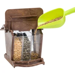 Ferplast Voedersilo Jok 1 - Voersilo - 23.5x26x23 cm Bruin