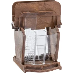 Ferplast Voedersilo Jok 1 - Voersilo - 23.5x26x23 cm Bruin