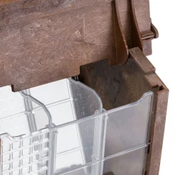 Ferplast Voedersilo Jok 1 - Voersilo - 23.5x26x23 cm Bruin