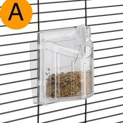 Ferplast Voerbakje Brava 2 - Vogel - Voerbak- Drinkbak - 11x8.5x13 cm