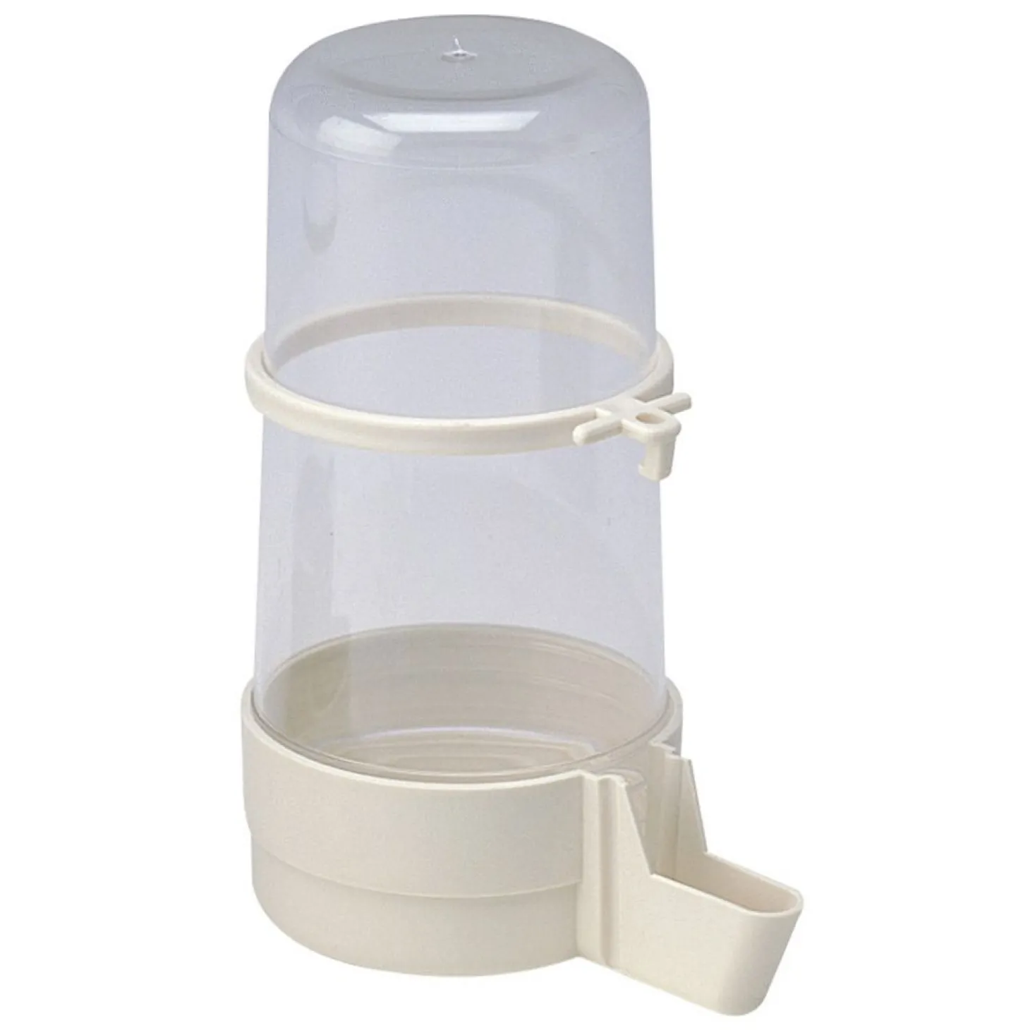 Ferplast Voerfontein Fpi 4562 - Vogel - Voerbak- Drinkbak - 7.4x11.2x15.2 cm Beige