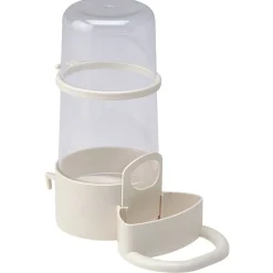 Ferplast Voerfontein Fpi 4564 - Vogel - Voerbak- Drinkbak - 7.4x14.8x15.5 cm Beige