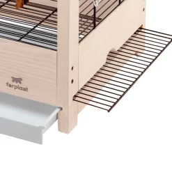 Ferplast Vogelkooi Giulietta 4 - Vogelverblijven - 57x30x50 cm Houtkleur