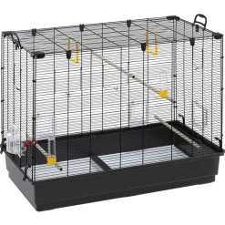 Ferplast Vogelkooi Piano 6 - Vogelverblijven - 87x46x70 cm Zwart