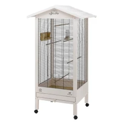 Ferplast Voliere Hemmy - Vogelverblijven - 84.5x65.5x165 cm Wit