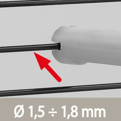 Ferplast Zitstok Comfort 1 4172 12mm - Vogelverblijven - 36.2 cm Beige