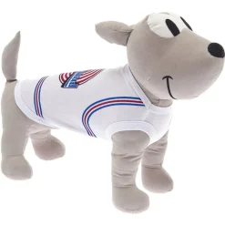 Ferribiella Basket Jam T-Shirt - Hondenkleding - 25 cm Wit