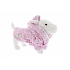 Ferribiella Bath Robe - Hondenbadjas - Roze S