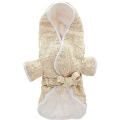 Ferribiella Bath Robe - Hondenbadjas - Beige M
