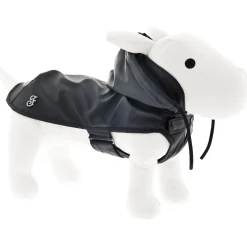 Ferribiella Frozen Rain Coat - Hondenkleding - 43 cm Zwart