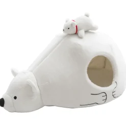 Ferribiella Iglo Beer - Kattenmand - 70x43x40 cm Wit