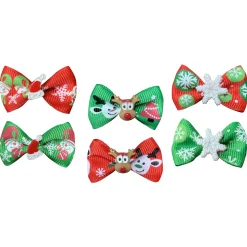 Ferribiella Kerst Strik - Hondenkleding - Rood Groen