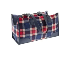 Ferribiella Mokka Bag Tartan - Hondendraagtas - 43x18x27 cm