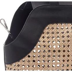 Ferribiella Musa Dog Draagtas - Hondendraagtas - 40x30x20 cm Zwart