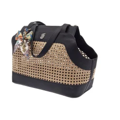 Ferribiella Musa Dog Draagtas - Hondendraagtas - 40x30x20 cm Zwart