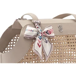 Ferribiella Musa Dog Draagtas - Hondendraagtas - 40x30x20 cm Beige