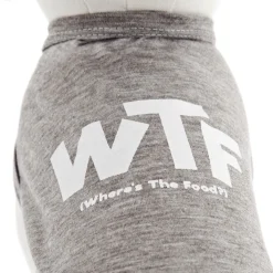 Ferribiella Off T-Shirt Wtf - Sport - Hondenkleding - 40 cm Grijs