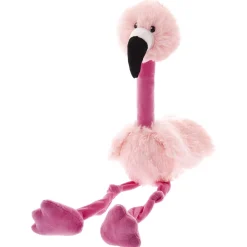 Ferribiella Stuffed Flamingo - Hondenspeelgoed - 32 cm