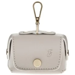 Ferribiella Waste-Bag Dispenser Mokka Ghiac - Hondenpoepzakjes - 10x6 cm