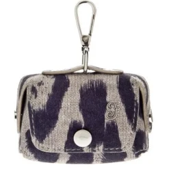 Ferribiella Waste-Bag Dispenser Mokka Leopard - Hondenpoepzakjes - 10x6 cm