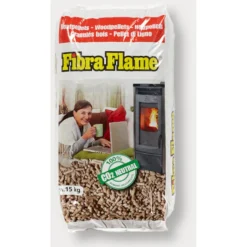 Fibraflame Houtpellets - Kachelaccessoires - 15 kg