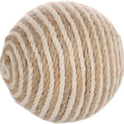 Flamingo Bal Met Ratel Floris - Kattenspeelgoed - Ø9.5 cm Bruin