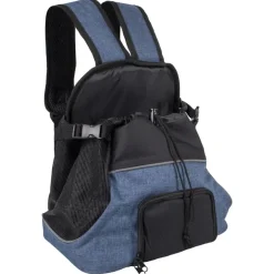 Flamingo Buikdrager Sybil - Hondendraagtas - 29x23x38 cm Blauw