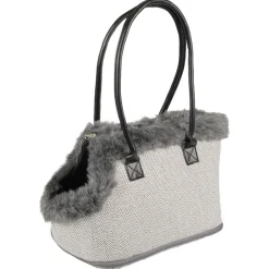 Flamingo Draagtas Esmee - Hondendraagtas - 52x25x26 cm Grijs