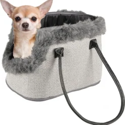 Flamingo Draagtas Esmee - Hondendraagtas - 52x25x26 cm Grijs