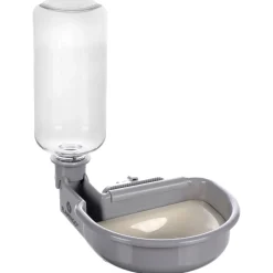 Flamingo Drinkfles Diza Voor Bench - Hondenbench - 18.5x14.9x23 cm 480 ml Grijs