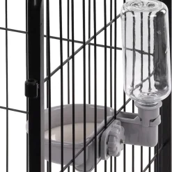 Flamingo Drinkfles Diza Voor Bench - Hondenbench - 18.5x14.9x23 cm 480 ml Grijs