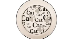 Flamingo Eet- En Drinkbak Cathy - Kattenvoerbak - Ø15.5x2.6 cm Wit