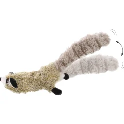 Flamingo Flapso Bewegende Wasbeer - Kattenspeelgoed - 36x15 cm Grijs