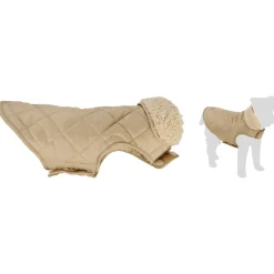 Flamingo Hondenjas Bonnie - Hondenkleding - 55 cm Beige