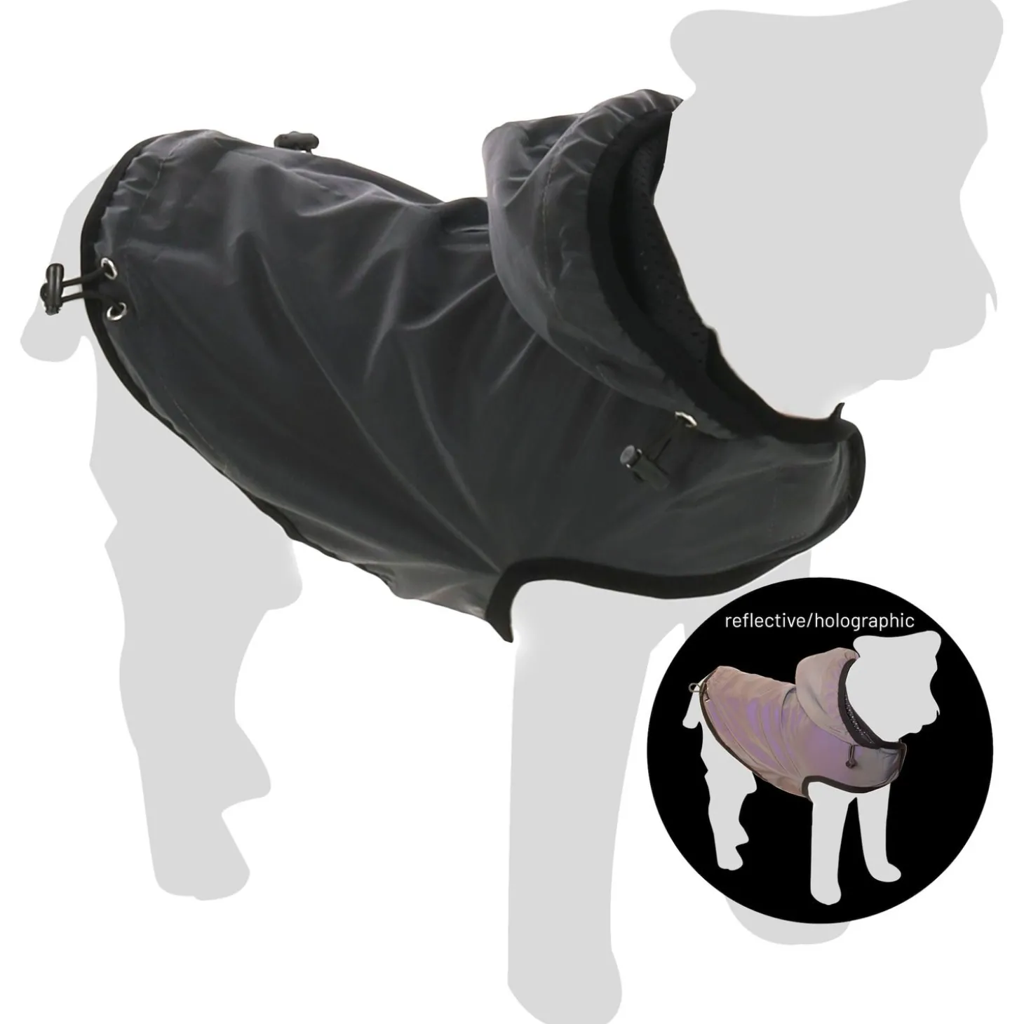 Flamingo Hondenjas Luza Grijs - Hondenkleding