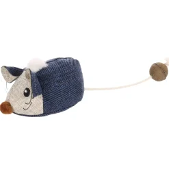 Flamingo Jeany Muis - Kattenspeelgoed - 18x5.7 cm Blauw