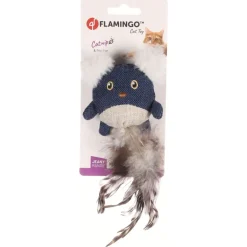 Flamingo Jeany Muis - Kattenspeelgoed - 20x10 cm Blauw