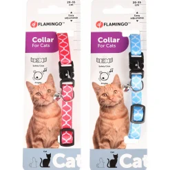 Flamingo Kattenhalsband Amsi - Kattenhalsband - Assorti Multi-Color 20-35 Cm