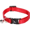 Flamingo Kattenhalsband Bel Ziggi - Kattenhalsband - Rood 20-35 Cm