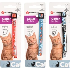 Flamingo Kattenhalsband Nanou - Kattenhalsband - Assorti Multi-Color 20-32 Cm
