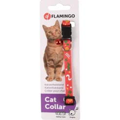 Flamingo Kattenhalsband Party - Kattenhalsband - Assorti Multi-Color 25-35 Cm