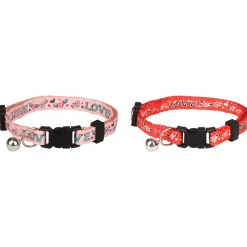 Flamingo Kattenhalsband Selena - Kattenhalsband - Assorti Multi-Color 20-34 Cm