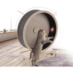 Flamingo Kattenloopwiel Eksi - Kattenspeelgoed - 75x33x93 cm